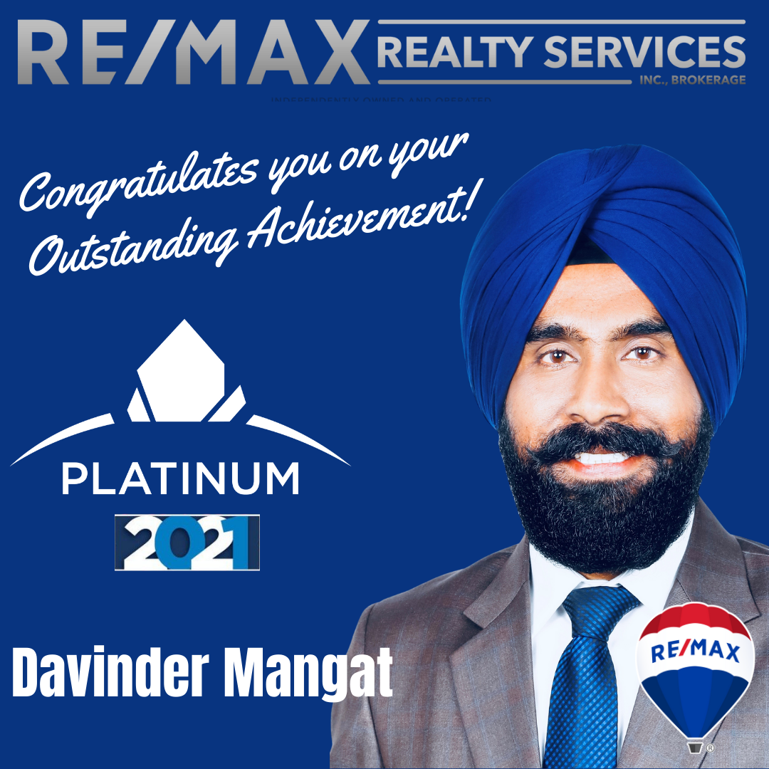 Davinder Mangat Real Estate Agent, Brampton, ON Ratings & Reviews, 41 reviews RE/MAX